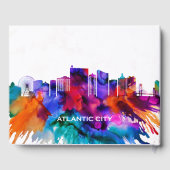 Atlantic City Skyline Gastenboek (Achterkant)