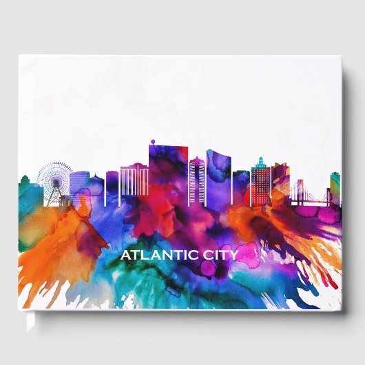 Atlantic City Skyline Gastenboek (Voorkant)