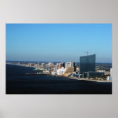 Atlantic City Skyline Poster (Voorkant)