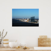 Atlantic City Skyline Poster (Keuken)