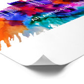 Atlantic City Skyline Poster (Hoek)