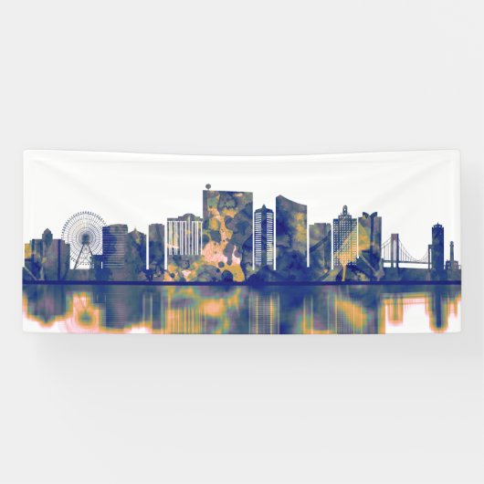 Atlantic City Skyline Spandoek (Horizontaal)