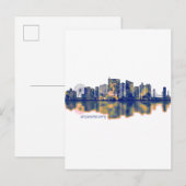 Atlantic City Skyline Uitnodiging Briefkaart (Voorkant / Achterkant)