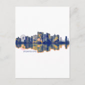 Atlantic City Skyline Uitnodiging Briefkaart (Voorkant)