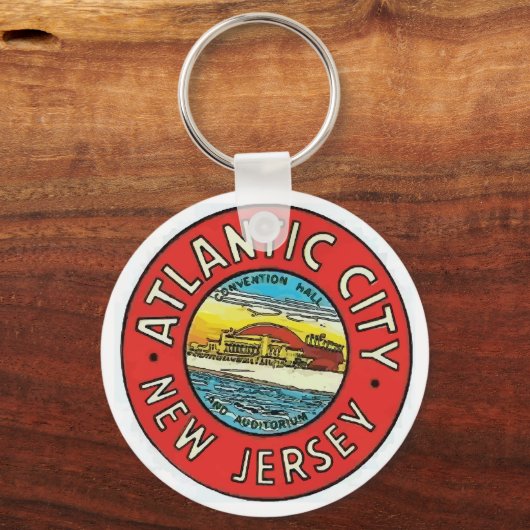 Atlantic City Sleutelhanger (Voorkant)