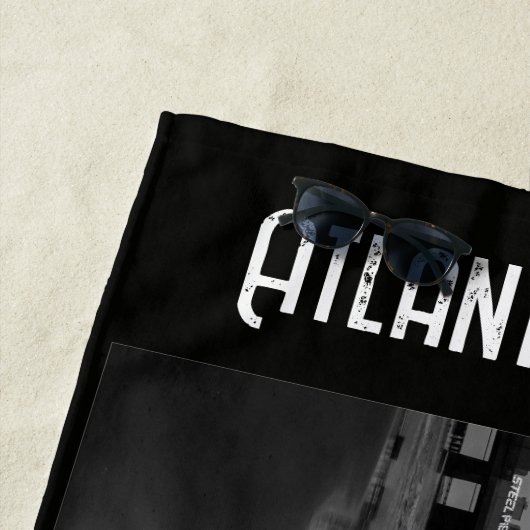 Atlantic City Steel Pier Vakantie Strandlaken (In situ)