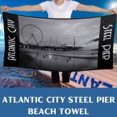 Atlantic City Steel Pier Vakantie Strandlaken