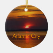 Atlantic City Sunset Ornament (Voorkant)