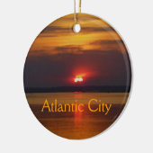 Atlantic City Sunset Ornament (Links)