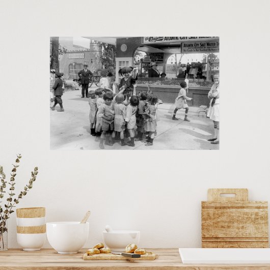 Atlantic City Taffy, jaren 20 Poster (Keuken)