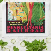 Atlantic City Theedoek (Gevouwen)