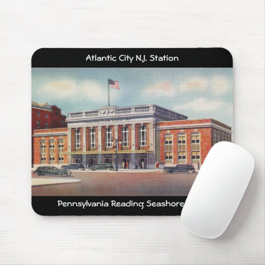 Atlantic City Train Station PRSL 1936 Muismat (Met muis)