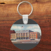 Atlantic City Train Station PRSL 1936 Sleutelhanger (Voorkant)