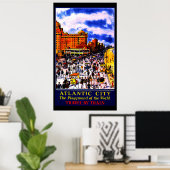  Atlantic City Trein Reizen Poster (Thuiskantoor)