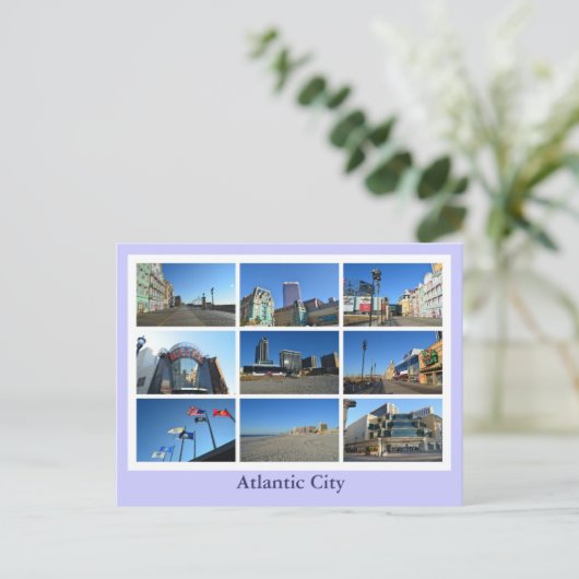 Atlantic City Uitzichten Briefkaart (Staand voorkant)
