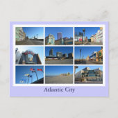 Atlantic City Uitzichten Briefkaart (Voorkant)
