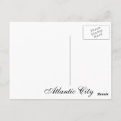 Atlantic City van boven Briefkaart (Achterkant)