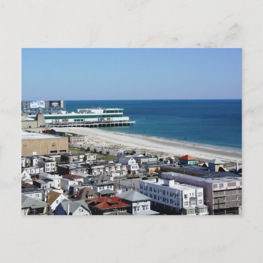 Atlantic City van boven Briefkaart (Voorkant)