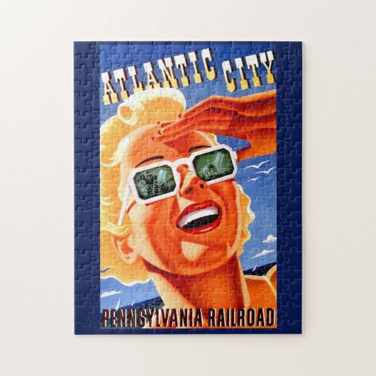 Atlantic City via Pennsylvania Railroad Legpuzzel (Verticaal)