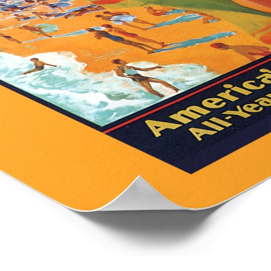 Atlantic City vintage-poster Poster (Hoek)