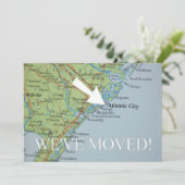 Atlantic City We hebben nieuwe adresaankondiging v Aankondiging (Staand voorkant)