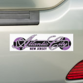 Atlantic City Wheels Bumpersticker (Op auto)