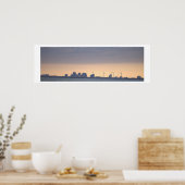 Atlantic City Zonsondergang Foto Poster (Keuken)