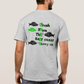 Atlantic Coast Eastern Coast Happy Life T-shirt (Achterkant)