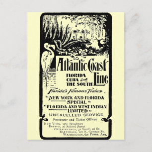 Atlantic Coast Line Railroad 1934 Briefkaart