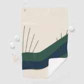 Atlantic Dunes Coastal Navy 16x24 golftowel Golfhanddoek (Insitu)