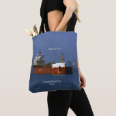 Atlantic Erie over canvas tas (Dichtbij)