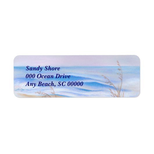 Atlantic Eving Sky Zee Oats Pastel Etiket (Voorkant)