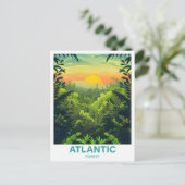 Atlantic Forest Illustration Reizen Briefkaart (Staand voorkant)