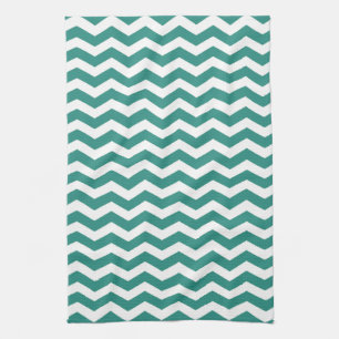 Atlantic Green Wave Chevron Theedoek