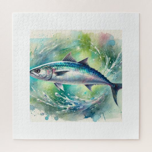 Atlantic Herring 040924AREF139 - Watercolor Legpuzzel (Verticaal)