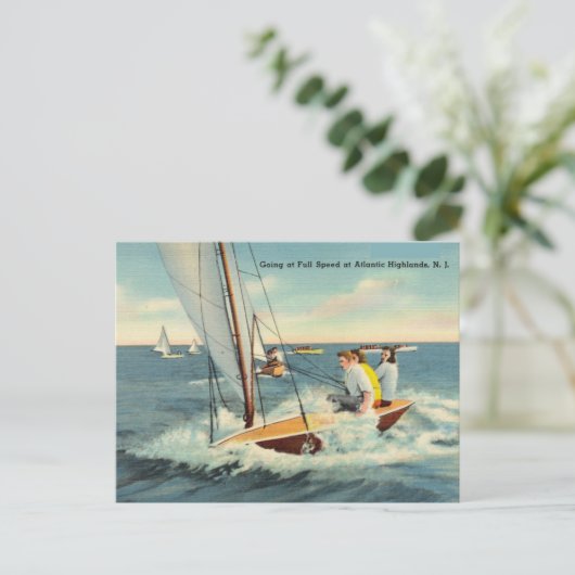 Atlantic Highlands, New Jersey Briefkaart (Staand voorkant)