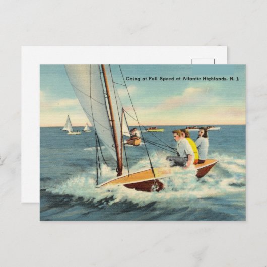 Atlantic Highlands, New Jersey Briefkaart (Voorkant / Achterkant)