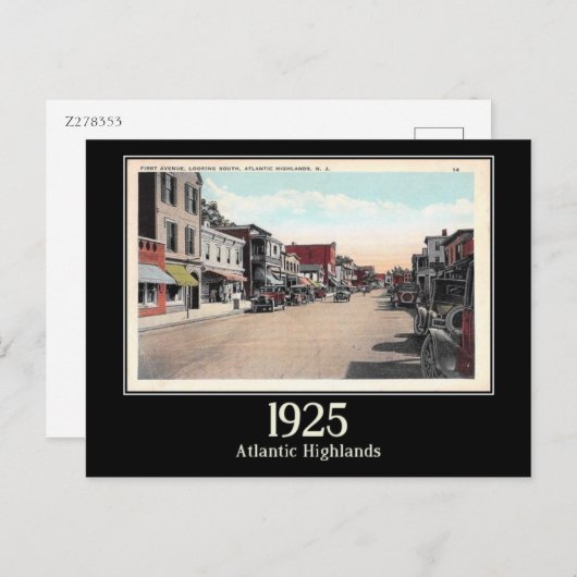 Atlantic Highlands, New Jersey,  Briefkaart (Voorkant / Achterkant)