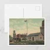 Atlantic Highlands NJ Navesink Twin Lights 1911 Briefkaart (Voorkant / Achterkant)
