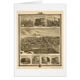 Atlantic, IA Panoramic Map - 1875