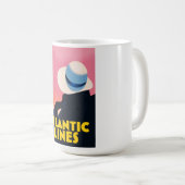 Atlantic Lines Cruise Liner-reisposter Koffiemok (Voorkant rechts)
