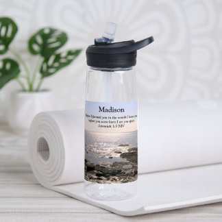 Atlantic Oceaan Foto God Kende Jou Bijbelvers Naam Waterfles