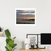Atlantic Oceaan Zonsondergang Poster (Thuiskantoor)