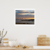 Atlantic Oceaan Zonsondergang Poster (Keuken)