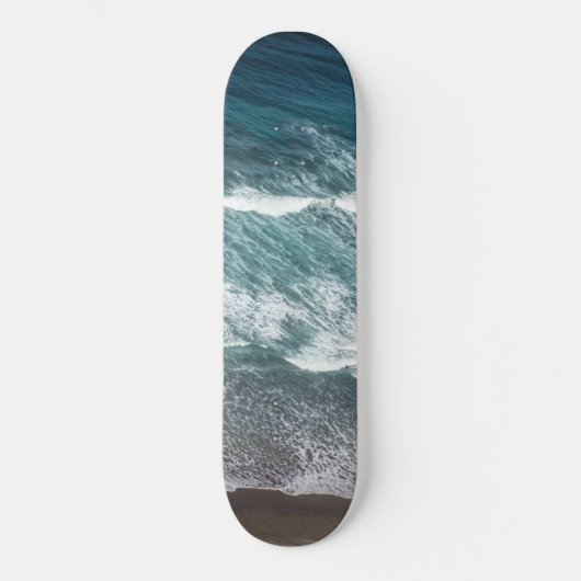 Atlantic Ocean Beauty (antenne) #5 #wall #art Persoonlijk Skateboard (Voorkant)