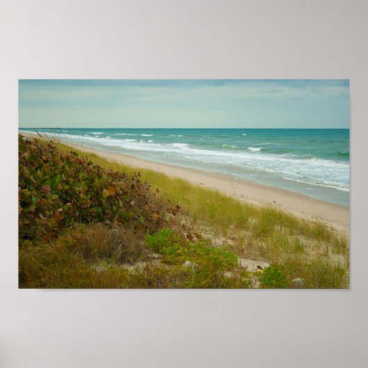Atlantic Ocean Florida Beach Poster (Voorkant)