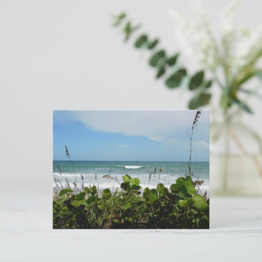 Atlantic Ocean Photo Briefkaart (Staand voorkant)