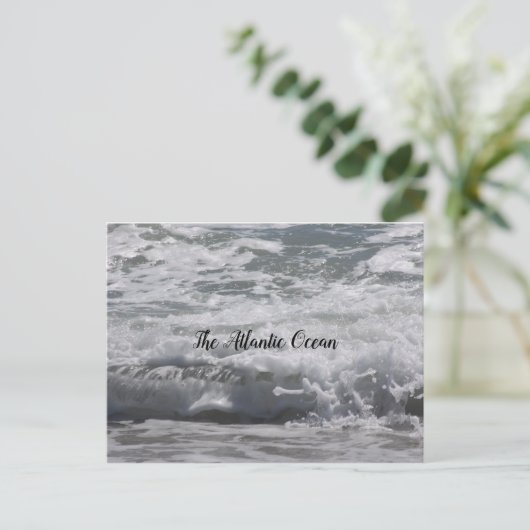 Atlantic Ocean Post Kaart (Staand voorkant)