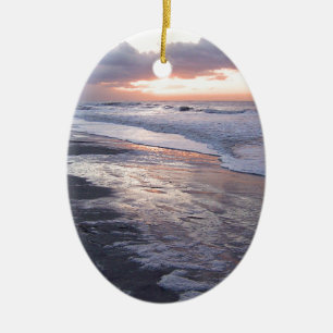 Atlantic Ocean Sunrise Keramisch Ornament