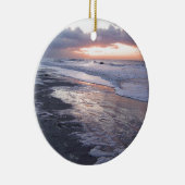 Atlantic Ocean Sunrise Keramisch Ornament (Rechts)